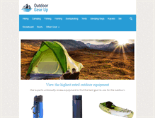 Tablet Screenshot of outdoorgearup.com